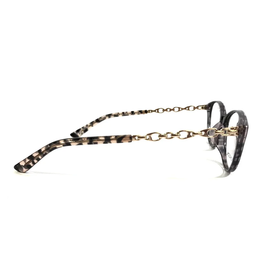 Genevieve Paris Design Eyeglasses Frames Apparent Grey Tortoise/Gold 53-17-140